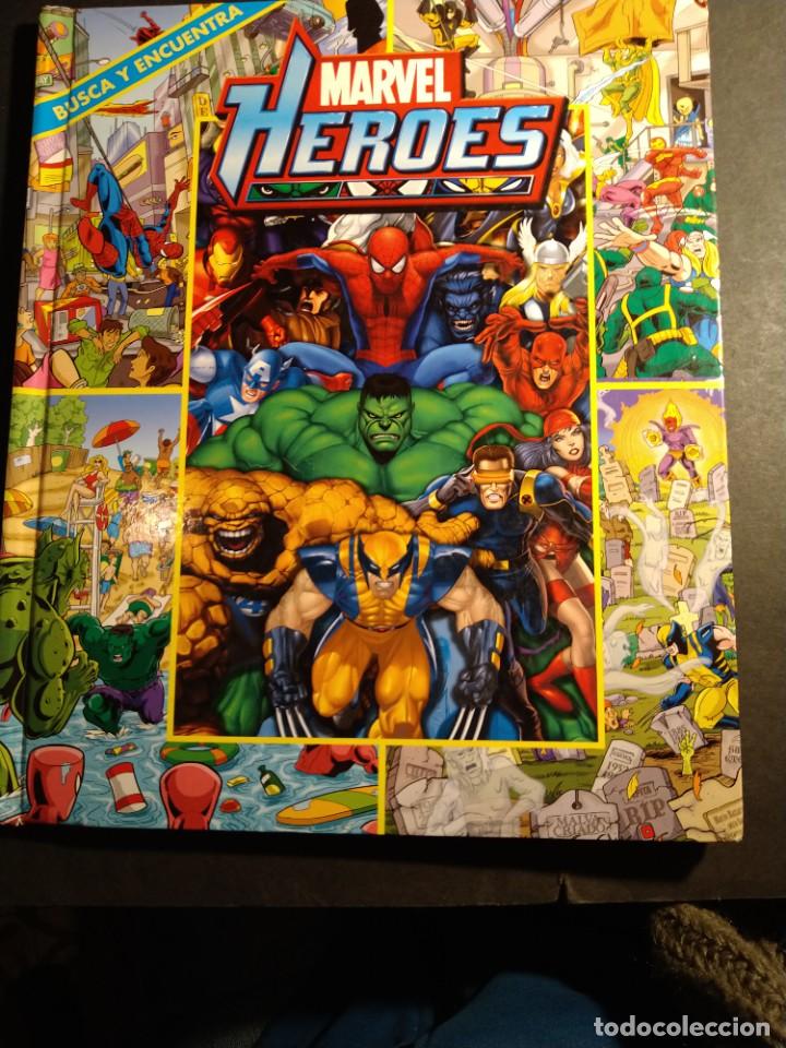 C&oacute;mics: BUSCA Y ENCUENTRA MARVEL HEROES (DESCATALOGADO) - Foto 1