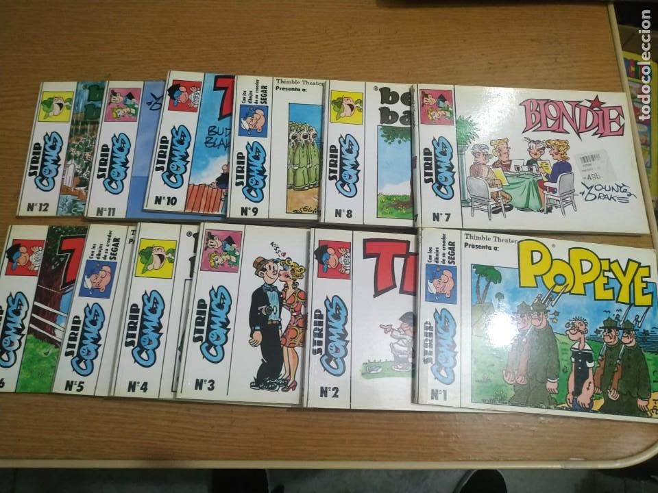 C&oacute;mics: STERIP COMICS COMPLETA 12 N&ordm; POPEYE TIGER BLONDIE BEETLE BAILEY - Foto 1