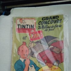 Fumetti: ANTIGUO TEBEO REVISTA TINTIN 1956 / CITROEN 2 CV -VESPA -RENAULT DAUPHINE. Lote 297984328