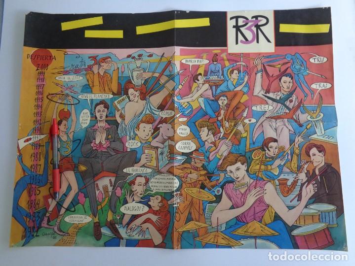 Fumetti: Radio 3. Radio Nacional de Espa&ntilde;a. POSTER DEL FANZINE R3R - 1983