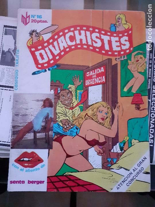 C&oacute;mics: DIVACHISTES - N&ordm; 16 - SENTA BERGER - HUMOR EROTICO - MARC BEN -1977 -