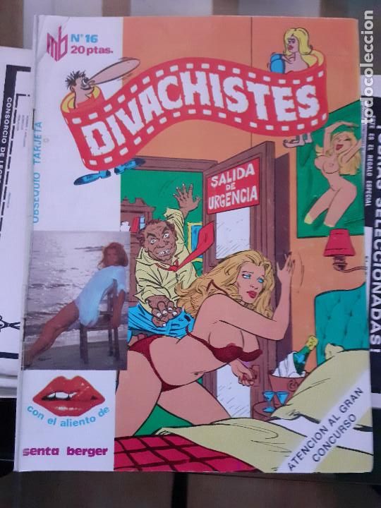 C&oacute;mics: DIVACHISTES - N&ordm; 16 - SENTA BERGER - HUMOR EROTICO - MARC BEN -1977 -2-