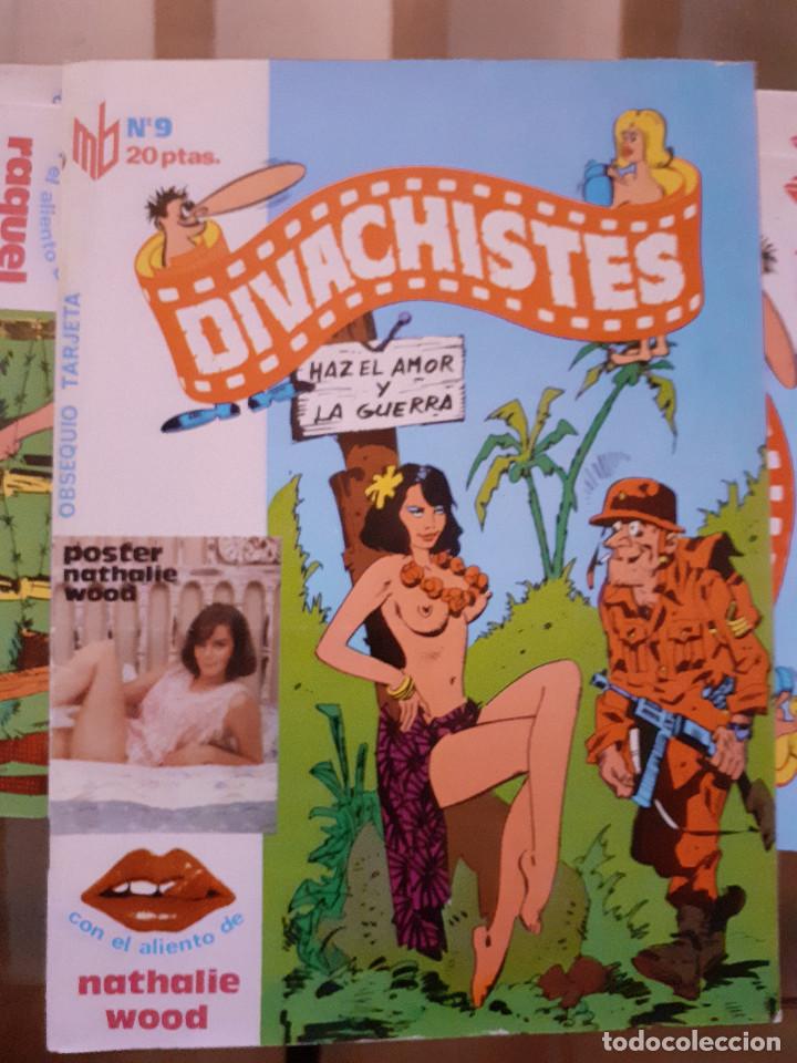 C&oacute;mics: DIVACHISTES - N&ordm; 9 - NATHALIE WOOD- HUMOR EROTICO - MARC BEN -1977 -