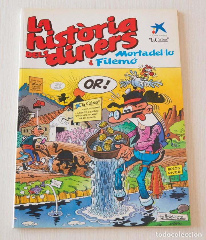 C&oacute;mics: Mortadelo i Filem&oacute;. La hist&ograve;ria dels diners. (Catal&agrave;) 1. - Foto 1
