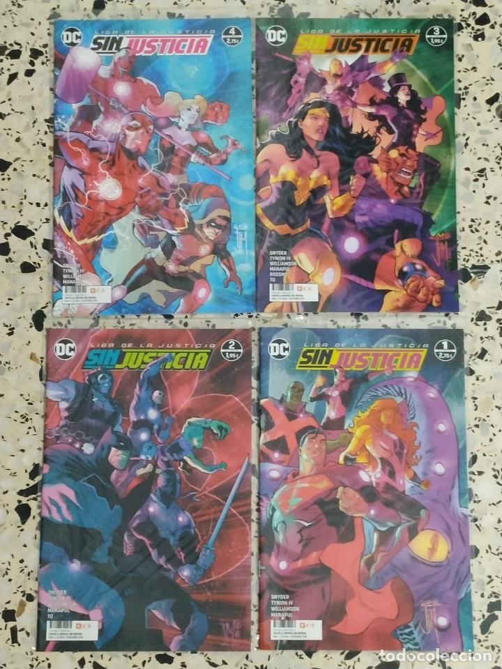 C&oacute;mics: ECC LA LIGA DE LA JUSTICIA SIN JUSTICIA COMPLETA 4 N&ordm;