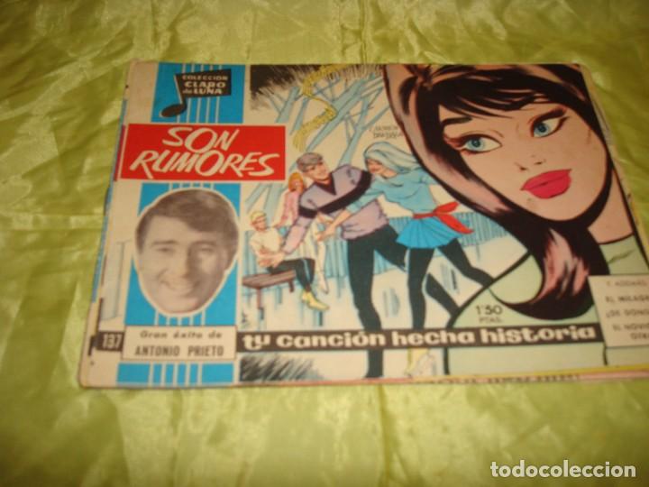 C&oacute;mics: CLARO DE LUNA. REVISTA JUVENIL FEMENINA. N&ordm; 137 : SON RUMORES. 1961