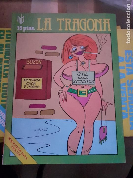 C&oacute;mics: LA TRAGONA - N&ordm; 7 ? de 30 ? - HUMOR EROTICO - MONOGRAFICOS MARC BEN -1977 -