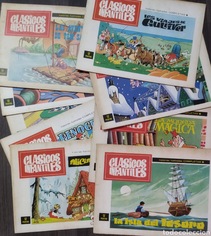 C&oacute;mics: Lote de 9 Cuentos Cl&aacute;sicos Populares .a&ntilde;o 1969 - Foto 2