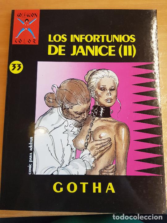 Comics: Los infortunios de Janice (II). Colecci&oacute;n Color X num. 33. Ed. La C&uacute;pula - Gotha