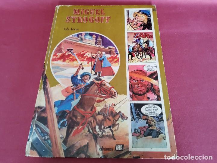 C&oacute;mics: LIBRO COMIC , MIGUEL STROGOFF, JULIO VERNE, EDICIONES AFHA, SEGUNDA EDICION 1978 - Foto 1