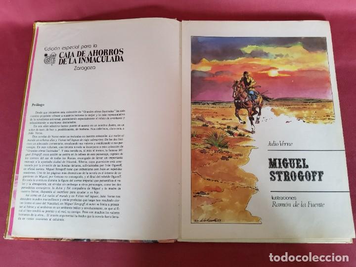 C&oacute;mics: LIBRO COMIC , MIGUEL STROGOFF, JULIO VERNE, EDICIONES AFHA, SEGUNDA EDICION 1978 - Foto 2