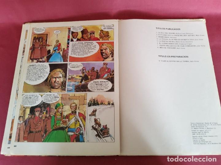 C&oacute;mics: LIBRO COMIC , MIGUEL STROGOFF, JULIO VERNE, EDICIONES AFHA, SEGUNDA EDICION 1978 - Foto 7