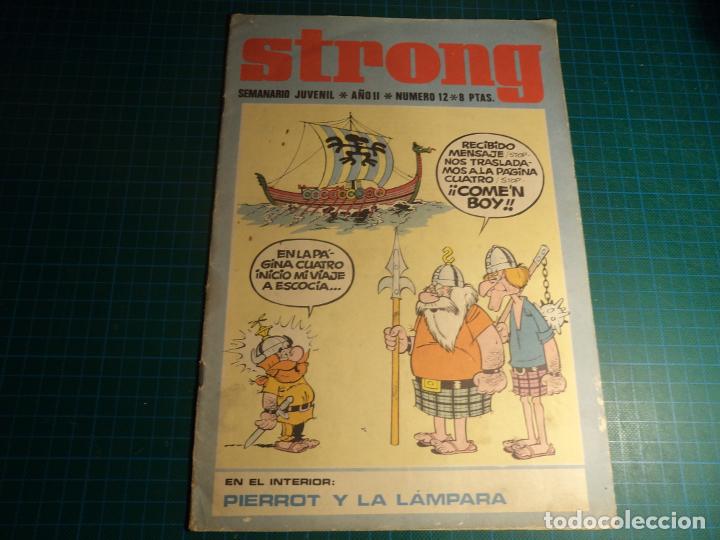 Comics: Strong. N&deg;12. Argos. Tiene rota la primera hoja del suplemento. (B-9)
