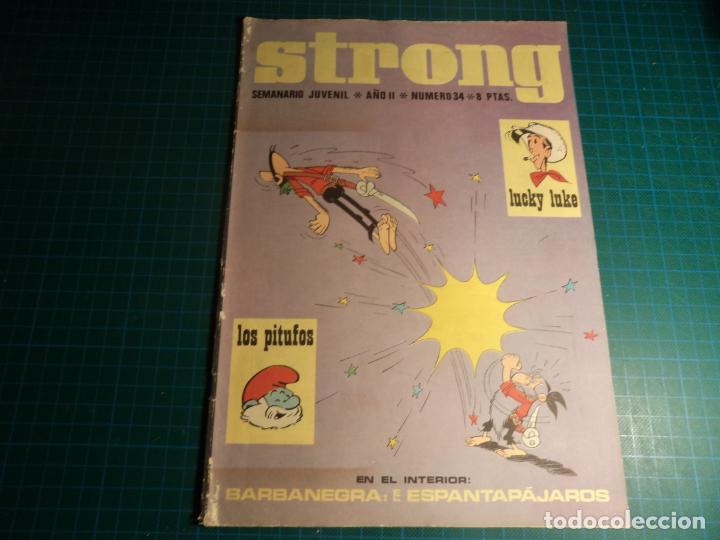 C&oacute;mics: Strong. N&deg;34. Argos. Le falta el suplemento. (B-9) - Foto 1