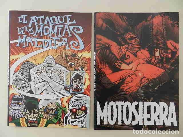 C&oacute;mics: Lote 2 One shot MOTOSIERRA Woody Woodpecker y EL ATAQUE DE LAS MOMIAS MALDITAS Sol Rac 1998