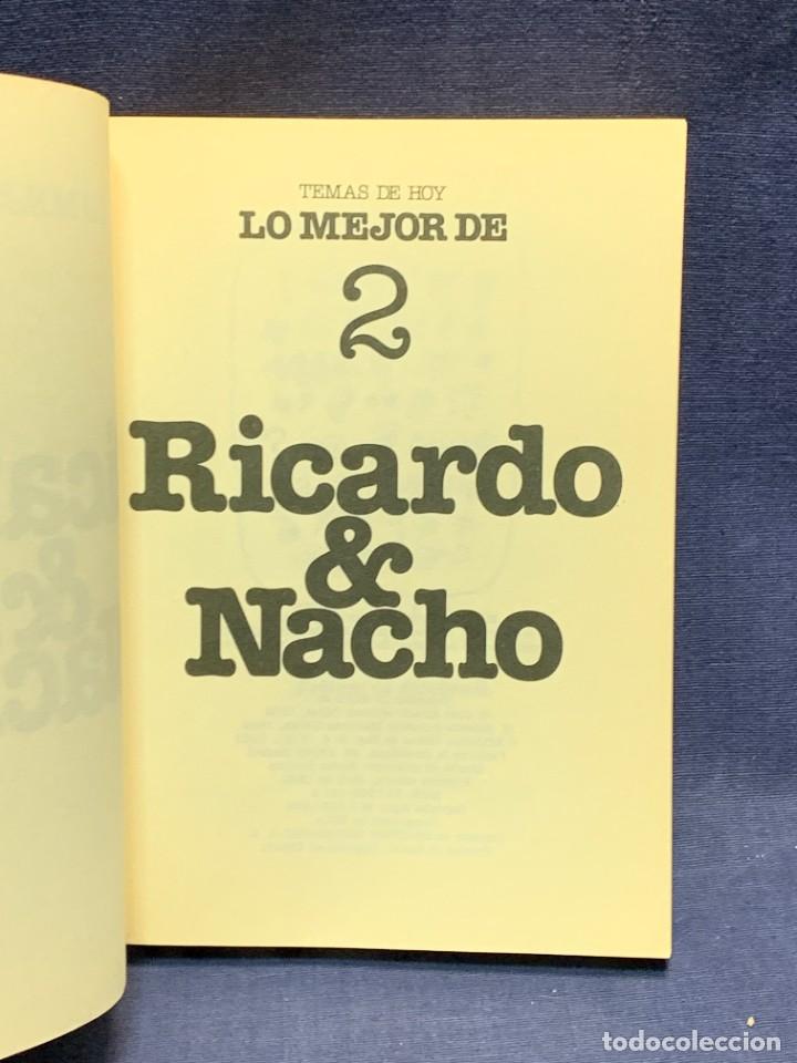 C&oacute;mics: LA MEJOR DE RICARDO Y NACHO TEMAS DE HOY 1992 19X14X2CMS - Foto 3