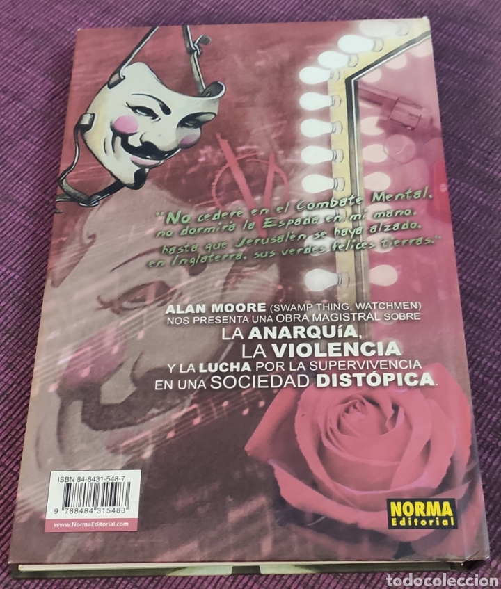 C&oacute;mics: V de Vendetta. Norma editorial. Alan Moore. David Lloyd - Foto 2