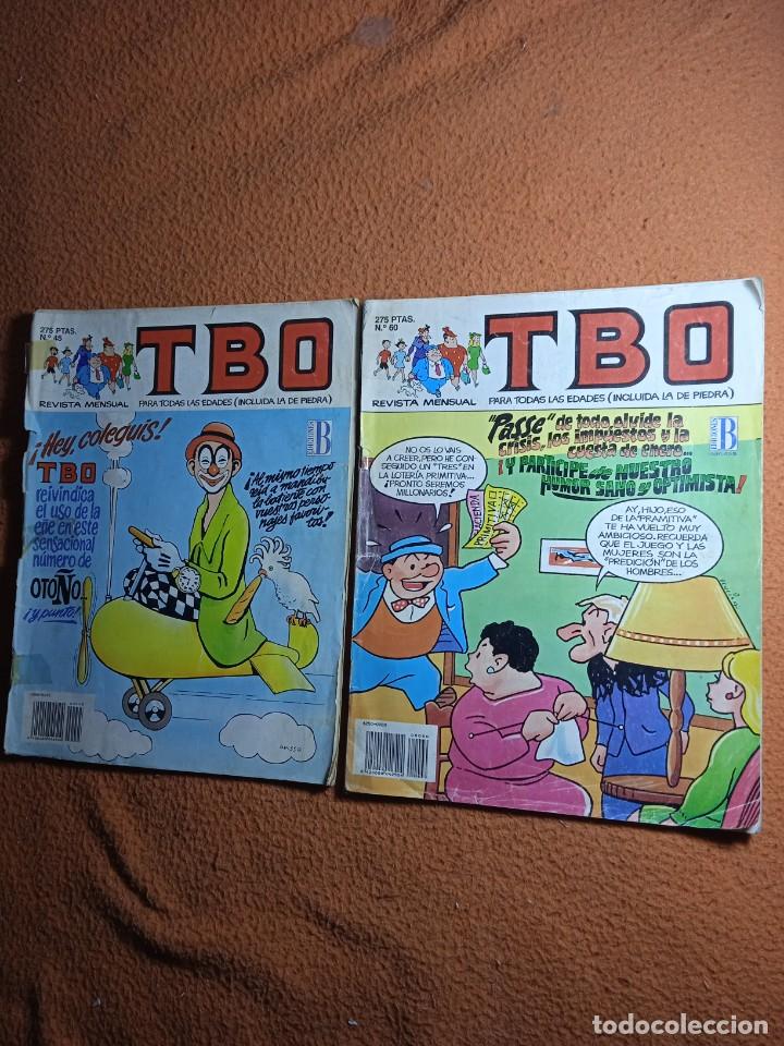 Comics: Lote TBO 45 y 60 ediciones B