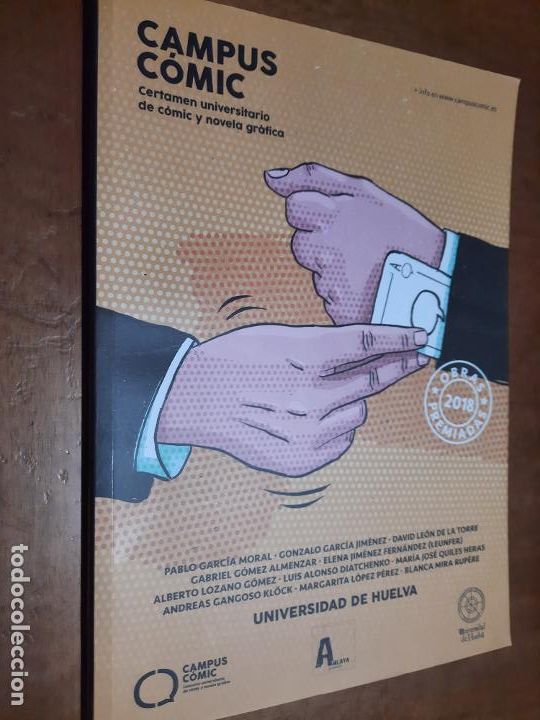 Comics: CAMPUS COMIC. CERTAMEN UNIVERSITARIO DE COMIC Y NOVELA GR&Aacute;FICA. 2018. BUEN ESTADO.