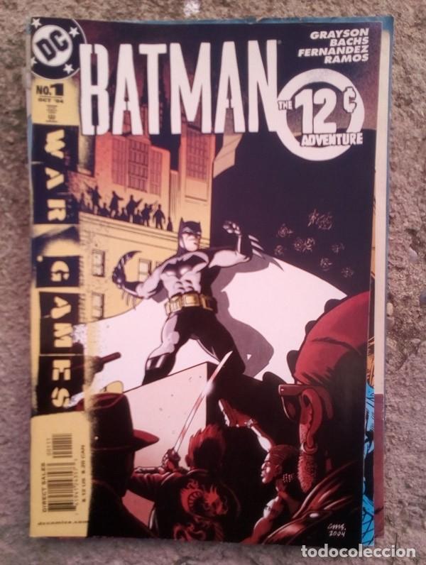 C&oacute;mics: BATMAN THE 12 ADVENTURE N&ordm;1 WAR GAMES - Foto 1