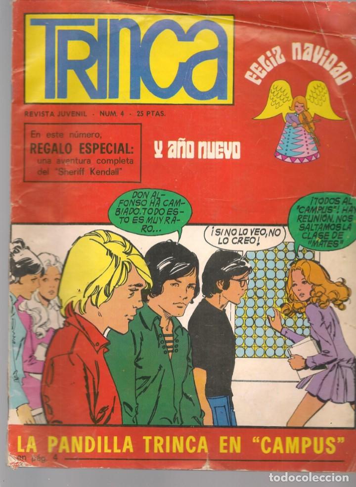 Comics: TRINCA. N&ordm; 4. SHERIFF KENDALL / LA PANDILLA TRINCA. DONCEL,1970. (ST/.3)