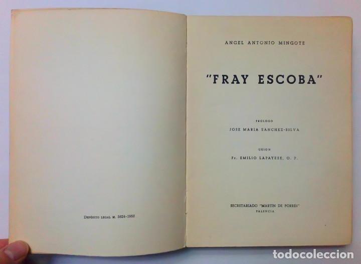 C&oacute;mics: FRAY ESCOBA. POR ANTONIO MINGOTE. 1958. - Foto 2