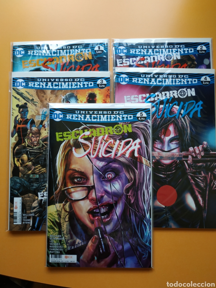 C&oacute;mics: Escuadr&oacute;n suicida 1-5 + especiales (Renacimiento) - Foto 1