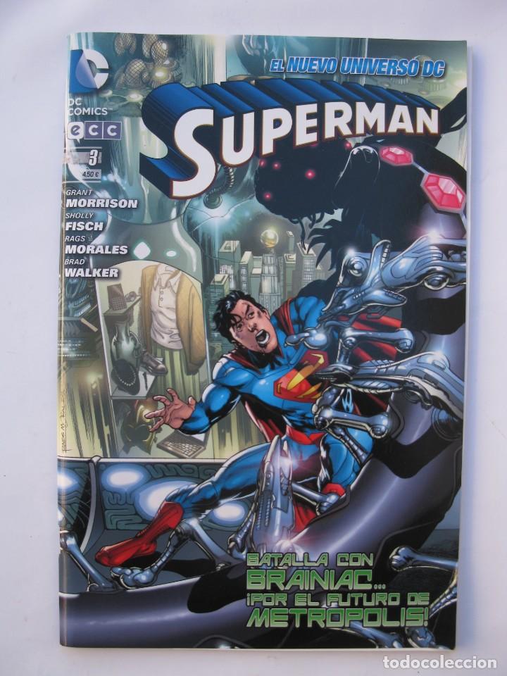 C&oacute;mics: SUPERMAN - N&ordm; 3 - DC COMICS - ECC EDICIONES - A&Ntilde;O 2012. - Foto 1