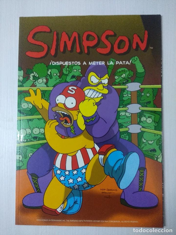 C&oacute;mics: SIMPSON/DISPUESTOS A METER LA PATA/MATT GROENING. - Foto 1