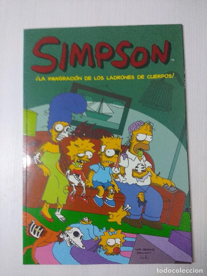 Comics: SIMPSON/LA INMIGRACION DE LOS LADRONES DE CUERPOS/MATT GROENING.