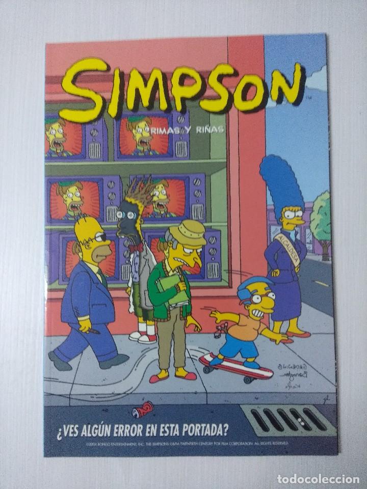 C&oacute;mics: SIMPSON/RIMAS Y RI&Ntilde;AS/MATT GROENING. - Foto 1