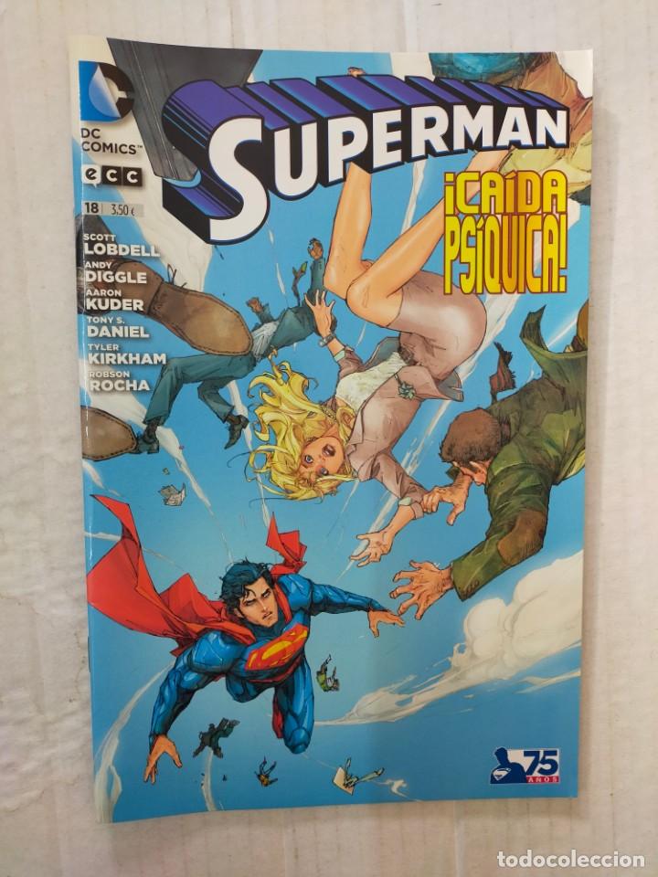 C&oacute;mics: SUPERMAN n&ordm; 18, por Lobdell, Diggle, Kuder, Daniel, Kirkham. ECC - Foto 1