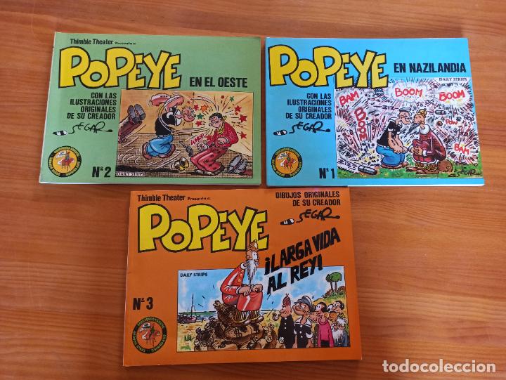 C&oacute;mics: POPEYE COMPLETA - N&ordm; 1, 2 Y 3 - EDICIONES ESEUVE (HKw) - Foto 1