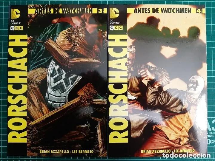 C&oacute;mics: ANTES DE WATCHMEN RORSCHACH COMPLETA 4 NUMEROS - ECC - IMPECABLE - Foto 2