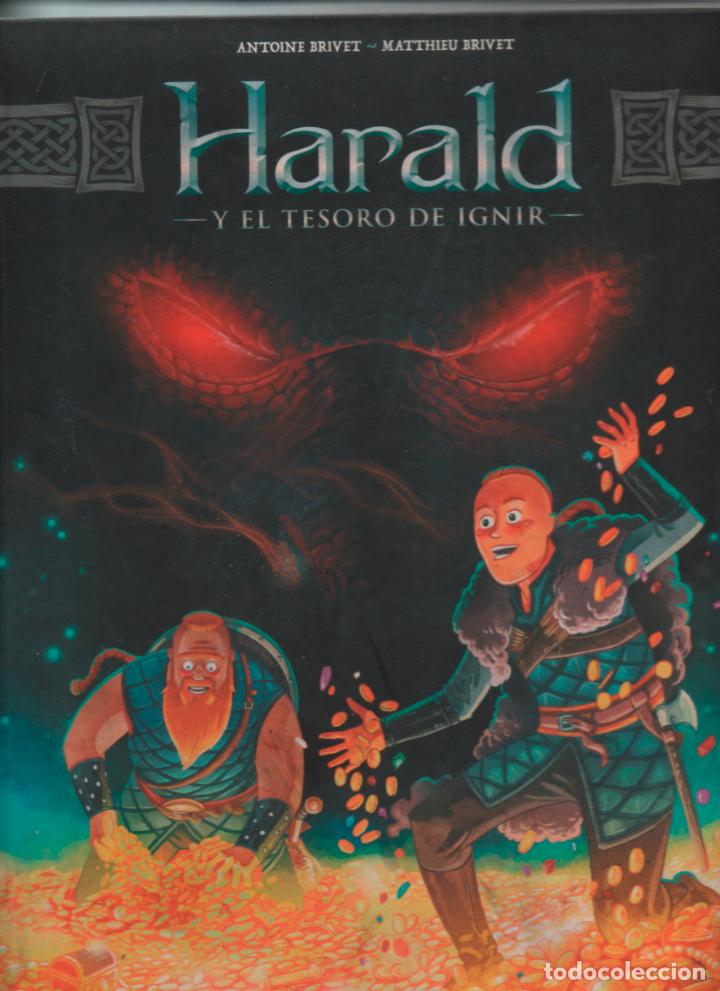 C&oacute;mics: HARALD Y EL TESORO DE IGNIR. ANTOINE BRIVET - MATTHIEU BRIVET. HARRIET EDICIONES - Foto 1
