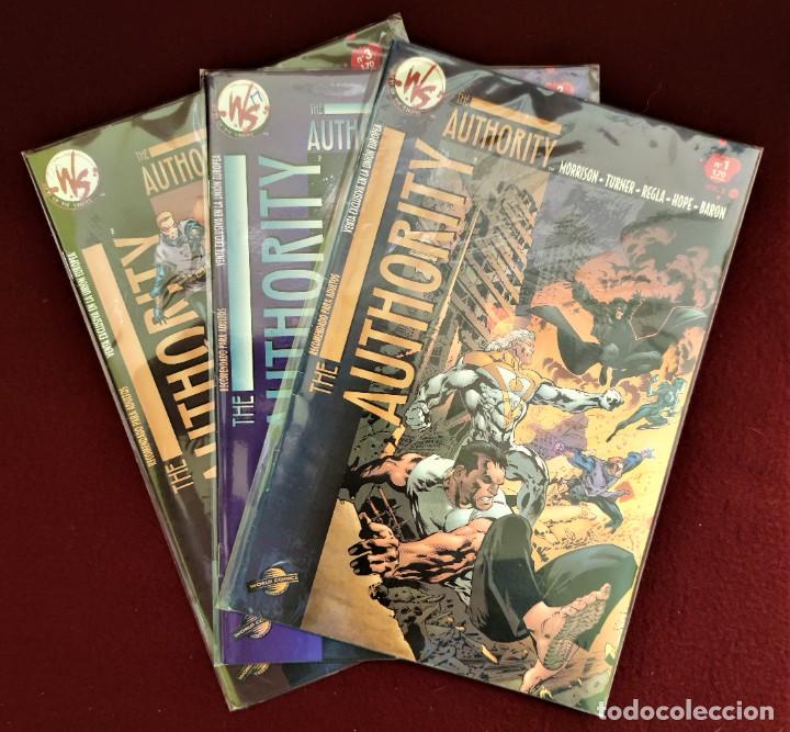 Comics: The Authority N&uacute;meros 1, 2 y 3 Volumen 2 World Comics. Como nuevos.