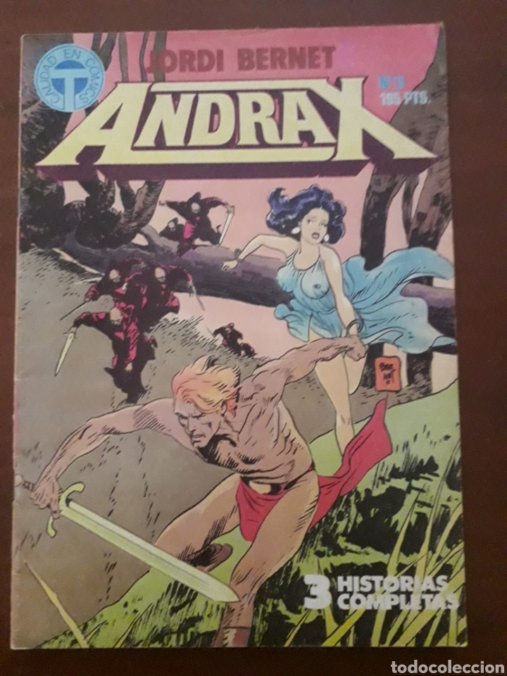 C&oacute;mics: Andrax. Jordi Benet. Num 3 - Foto 1