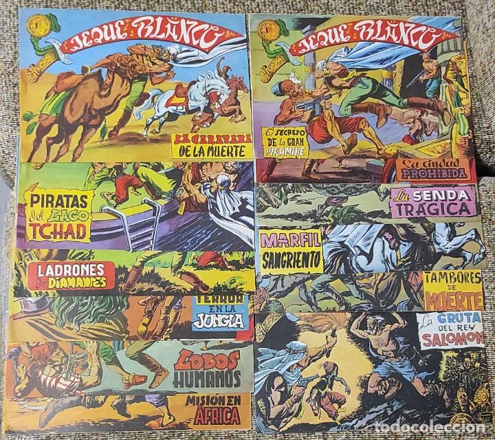 C&oacute;mics: C&oacute;mics antiguos jeque blanco n&uacute;meros del 1 al 12 - Foto 1
