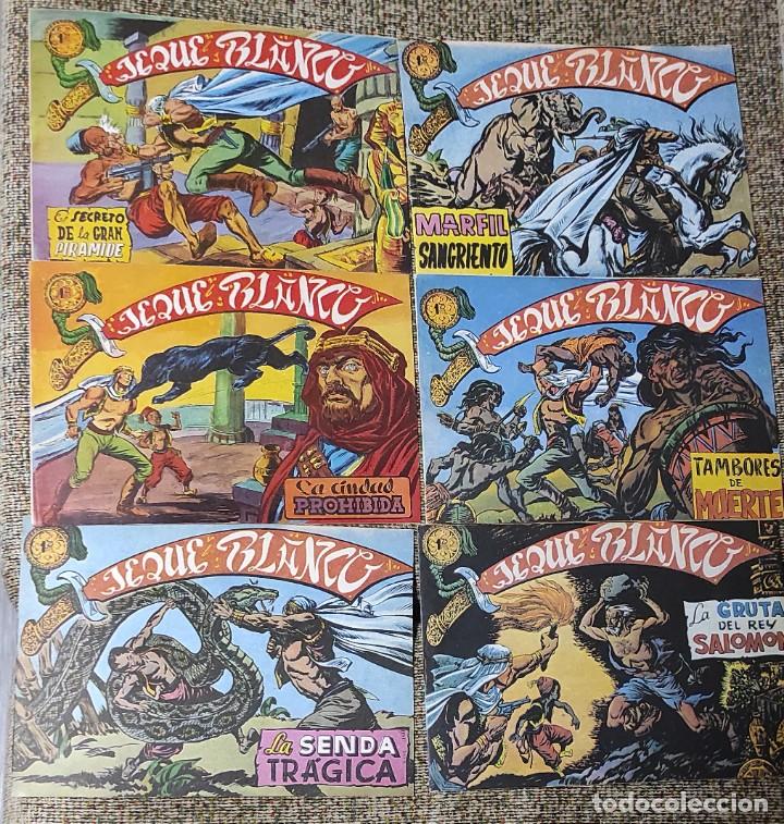 C&oacute;mics: C&oacute;mics antiguos jeque blanco n&uacute;meros del 1 al 12 - Foto 2