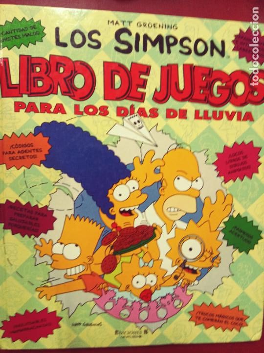 C&oacute;mics: Los Simpson. Libro de juegos para los d&iacute;as de lluvia - Foto 1