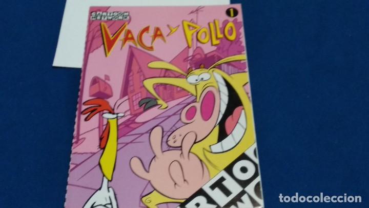 C&oacute;mics: VACA Y POLLO. N&ordm; 1. CARTONN NETWORK. 2000. 1&ordf; EDICION - Foto 1