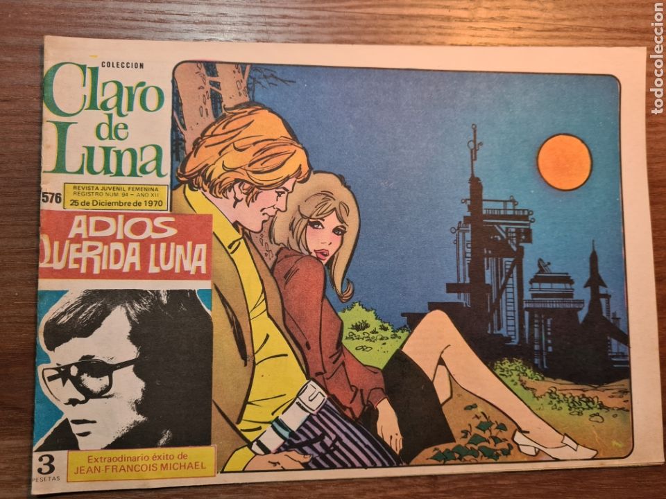 C&oacute;mics: CLARO DE LUNA N&ordm; 576 JEAN FRANCOIS MICHAEL ADIOS QUERIDA LUNA ROCIO JURADO
