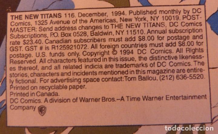 C&oacute;mics: 3 comics The New Teen Titans y 1 comic Team Titans - Foto 6