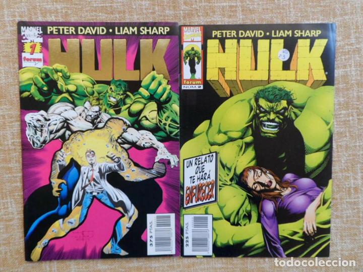 C&oacute;mics: Comics, Hulk, n&ordm; 1 y 2, Marvel Comics, Forum, Peter David, Liam Sharp, a&ntilde;o 1996 - Foto 1