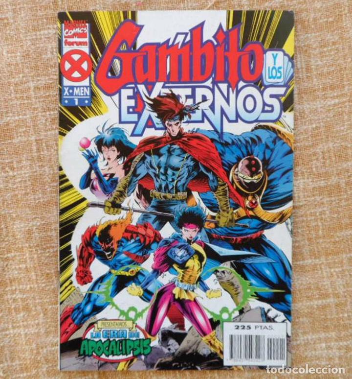 C&oacute;mics: Comic, Gambito y los Externos, n&ordm; 1, Marvel Comics, Forum, Fabian Nicieza, 1995 - Foto 1