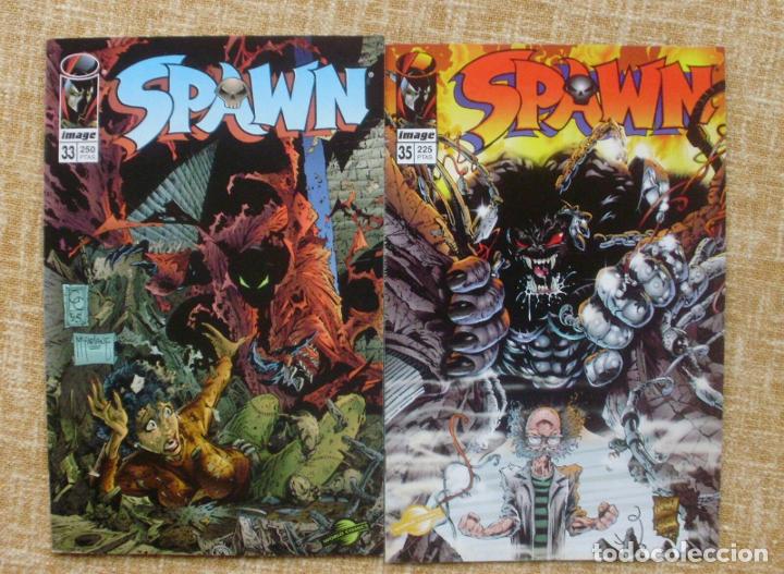 C&oacute;mics: Spawn, n&ordm; 33 y 35, 1997, Image, World Comics, Planeta DeAgostini, Julia Simmons - Foto 1