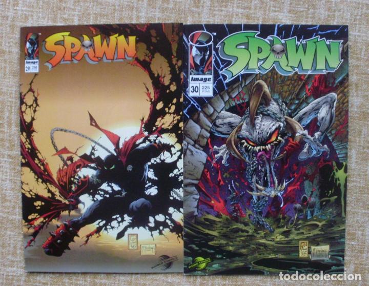 C&oacute;mics: Spawn, n&ordm; 29 y 30, 1996, Image, World Comics, Planeta DeAgostini, Greg Capullo - Foto 1