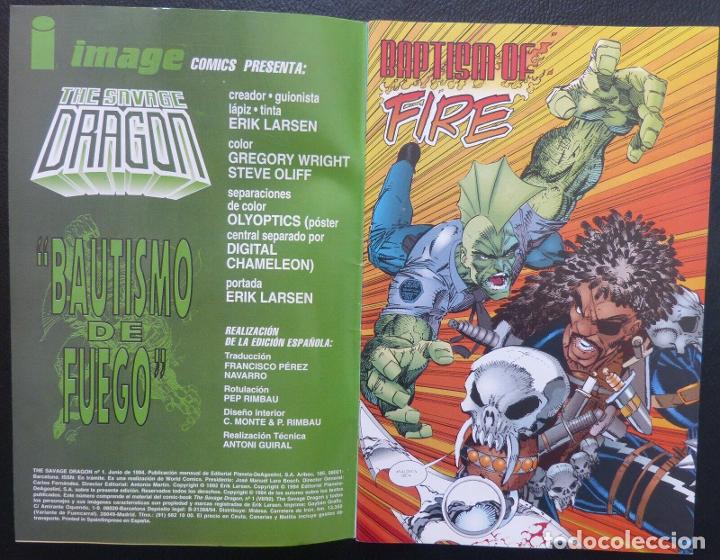 C&oacute;mics: Comic The Savage DRAGON,N&ordm; 1,Image,World Comics,Planeta,1994 - Foto 3