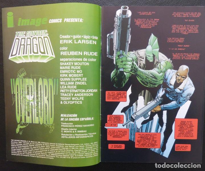 C&oacute;mics: Comic The Savage DRAGON,N&ordm; 10,Image,World Comics,Planeta,1995 - Foto 4