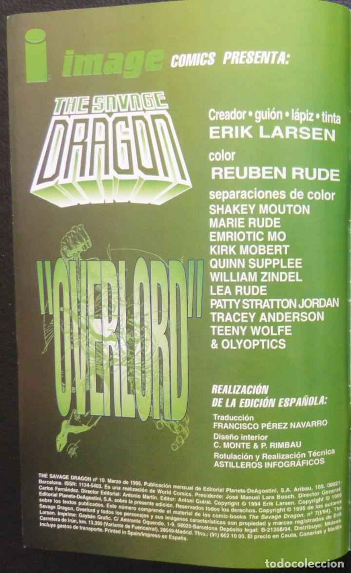C&oacute;mics: Comic The Savage DRAGON,N&ordm; 10,Image,World Comics,Planeta,1995 - Foto 5